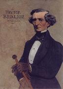 Felix Vallotton Portrait decoratif of Hector Berlioz oil painting on canvas